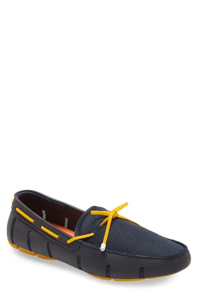 Swims Lace Loafer In Navy/ Navy/ Navy