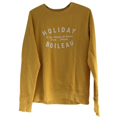 Pre-owned Holiday Yellow Cotton Knitwear & Sweatshirt