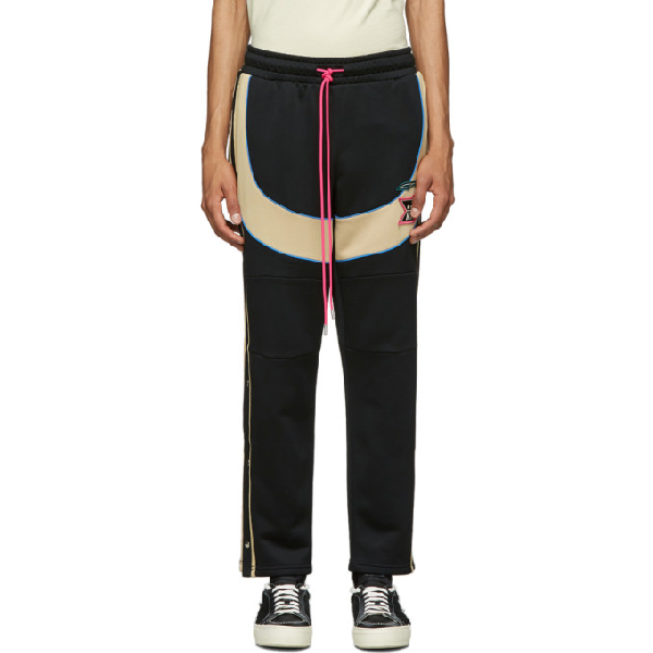 buttoned track pants