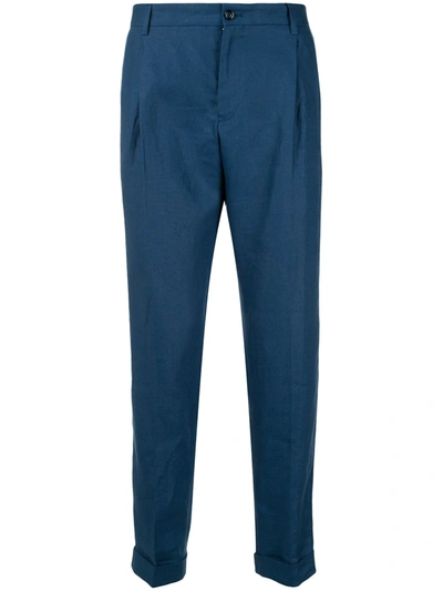 Dolce & Gabbana Narrow Fit Chinos In Blue