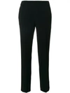 Alberto Biani Flared Hem Trousers In Black