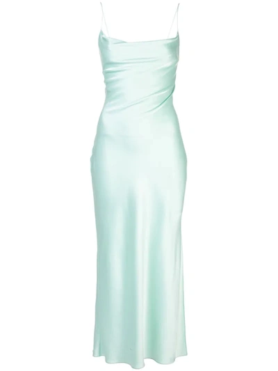 Alice And Olivia Alice + Olivia Harmony Maxi Slip Dress In Green | ModeSens