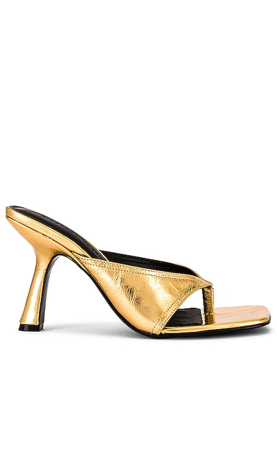 Sigerson Morrison Kaliska Sandal In Gold