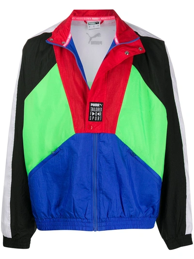 Puma Colour Block Track Jacket In Multi