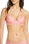 Natori Flora Contour Underwire Bra In Coral Rose