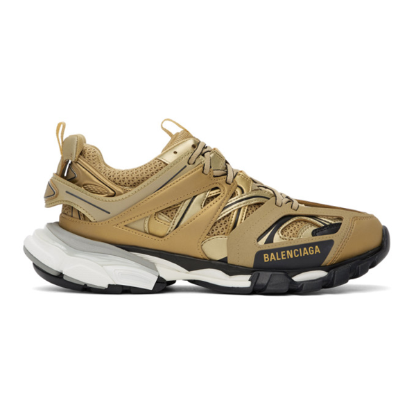 balenciaga runners womens gold