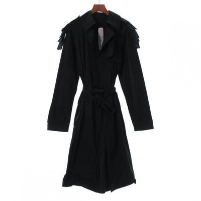 Pre-owned Lanvin Black Trench Coat