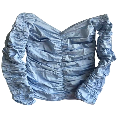 Pre-owned Georgia Alice Blue Polyester Top