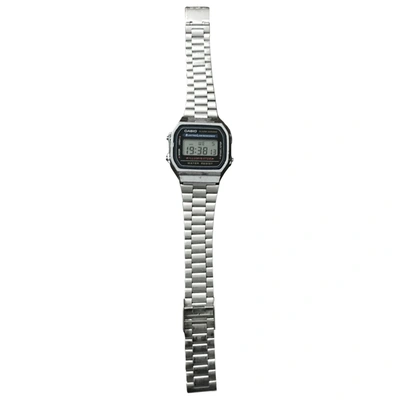 Pre-owned Casio Watch In Silver