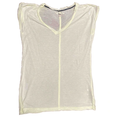 Pre-owned J Brand Yellow Cotton Top