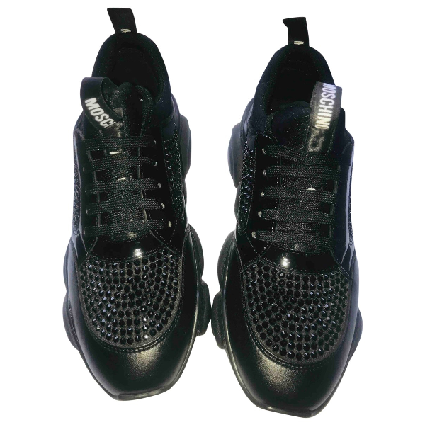 glitter moschino trainers