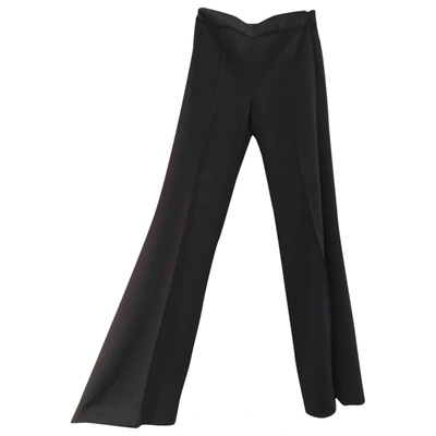 Pre-owned Maria Grachvogel Cloth Large Pants In Black