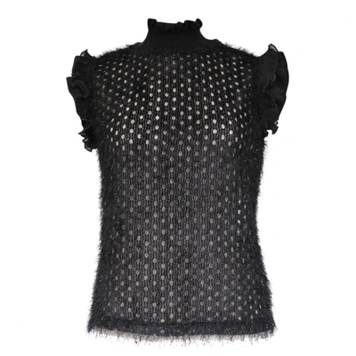 Pre-owned Carven Black Polyester Top