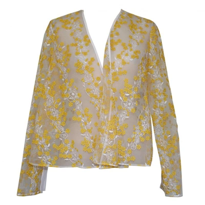 Pre-owned Carven Jacket In Yellow