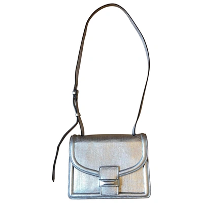 Pre-owned Dries Van Noten Silver Leather Handbag