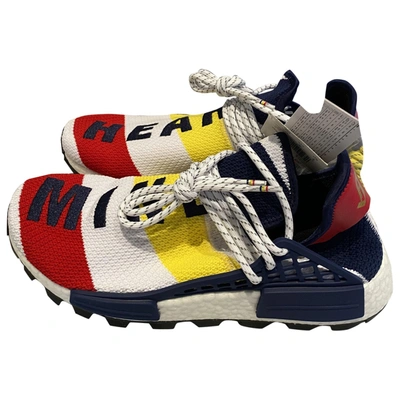 Pre-owned Adidas X Pharrell Williams Nmd Hu Cloth Low Trainers In Multicolour