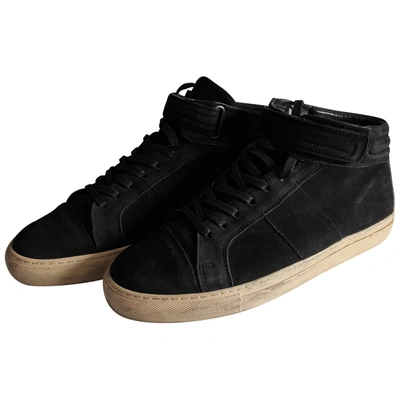 Pre-owned National Standard High Trainers In Black