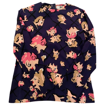 Pre-owned Msgm Silk Blouse In Other