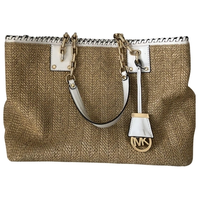 Pre-owned Michael Michael Kors Handbag In Beige