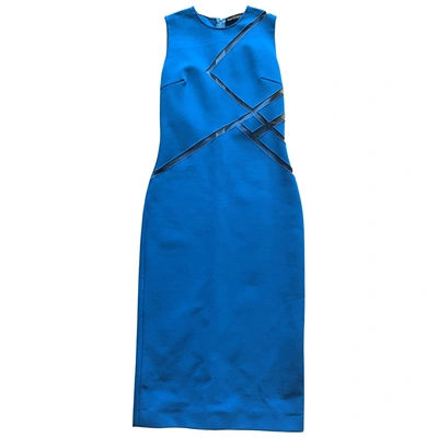 Pre-owned David Koma Blue Dress