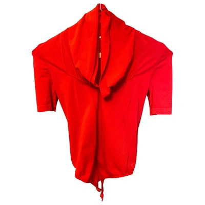Pre-owned Wolford Vest In Red