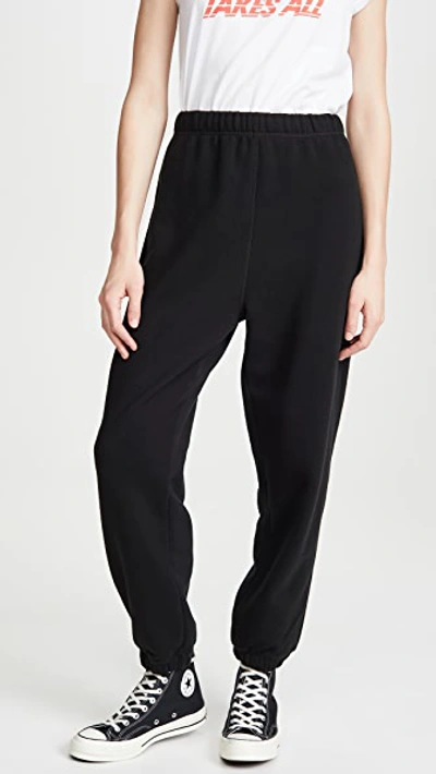 Reformation Classic Sweatpants In Black