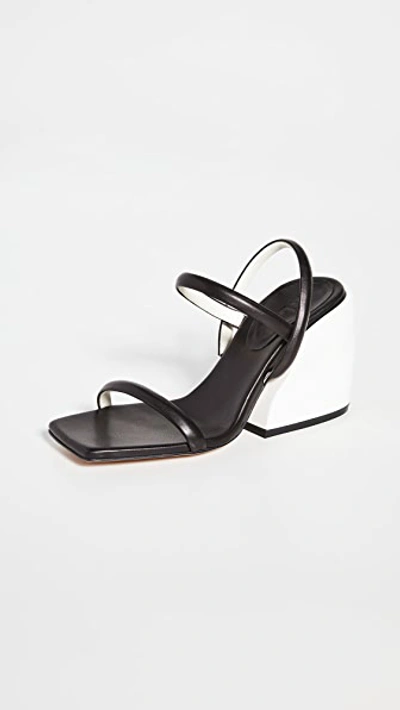Tibi Miko Sandals In Black