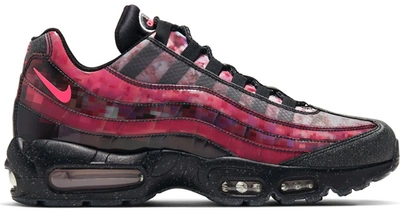 Pre-owned Nike  Air Max 95 Cherry Blossom In Black/pink-grey
