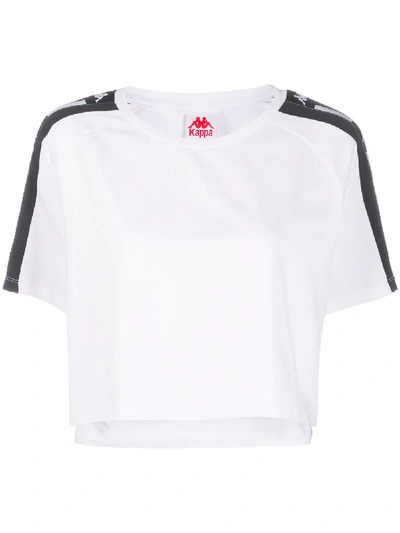 Kappa White T-shirt With Black Logo