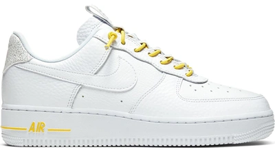 Pre-owned Nike Air Force 1 Low Lux White Chrome Yellow (women's) In White/chrome Yellow-black-white