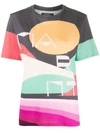 Isabel Marant Zewel Printed Cotton-jersey T-shirt In Multicolor