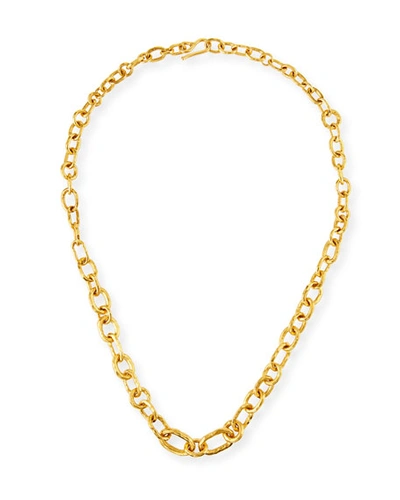 Jean Mahie 22k Chain-link Necklace