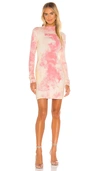 Cotton Citizen The Ibiza Mini Dress In Dahlia Splatter