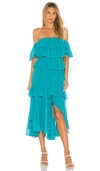 Misa Dalila Dress In Turquoise