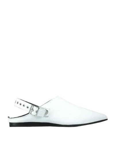 Mcq By Alexander Mcqueen Mules In White