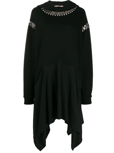 Christopher Kane Chain Hoody Dress In Black