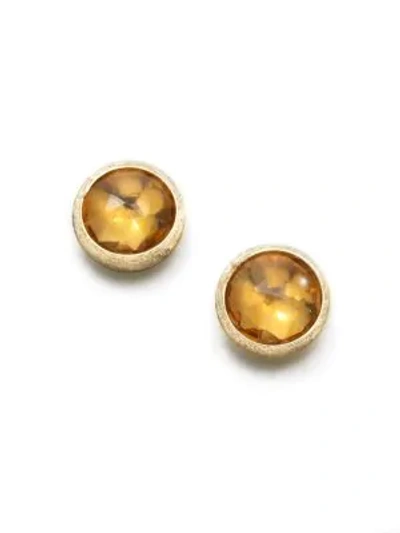 Marco Bicego Women's Jaipur Citrine & 18k Yellow Gold Stud Earrings In Gold Citrine