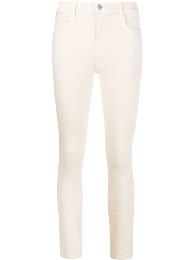 J Brand Alana Skinny Trousers In Neutrals