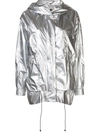 Apparis Nadia Hooded Jacket In Silver