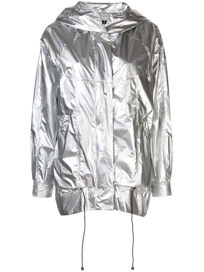 Apparis Nadia Hooded Jacket In Silver