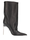 Versace Mid-calf Stiletto Boots In Black