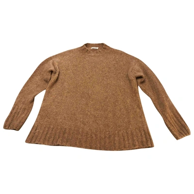 Pre-owned Masscob Wool Jumper In Camel