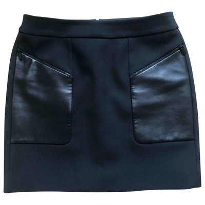 Pre-owned Barbara Bui Mini Skirt In Black