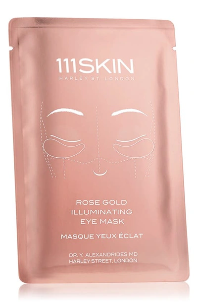 111skin Rose Gold Illuminating Eye Mask Pack Of Eight In N/a