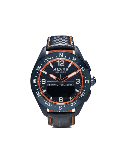 Alpina Alpinerx Smartwatch 45mm In Blue-orange