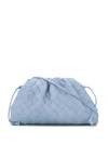 Bottega Veneta The Mini Pouch Crossbody Bag In Blue