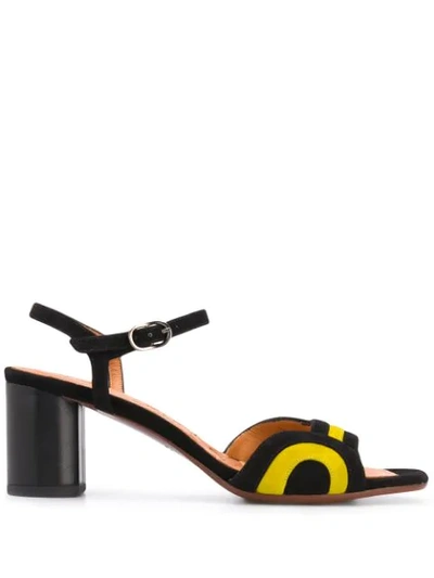 Chie Mihara 70mm Open Toe Sandals In Black