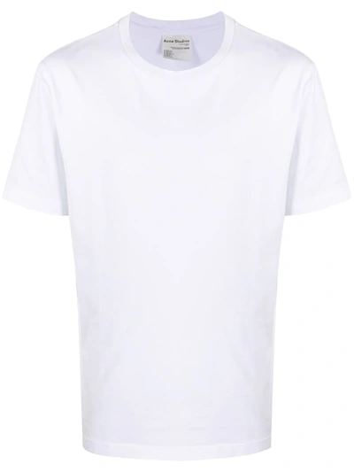 Acne Studios Slim-fit Short-sleeve T-shirt In White
