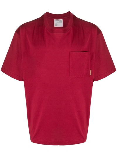 Acne Studios Boxy-fit T-shirt In Red