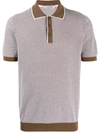 Fileria Short Sleeved Polo Shirt In Neutrals